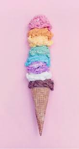 Colorful ice cream cone dessert, chocolate and mango ice cream wallpaper. Ice Cream Ice Cream Wallpaper Rainbow Ice Cream Colorful Ice Cream