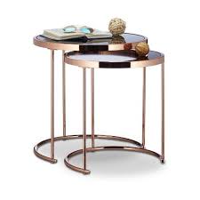 This table comes in clear glass, extra clear glass, smoked or frosted glass material choices. You Ll Love The Round Frosted Glass 2 Piece Nest Of Tables At Wayfair Co Uk Great Deals On All Furniture P Side Table Round Glass Coffee Table Nesting Tables