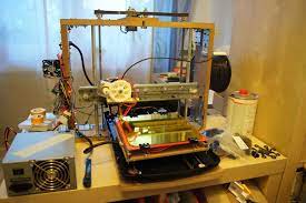 Diy 3d Printer Made From Scrap Electronic Parts Yazici Cnc Yerler