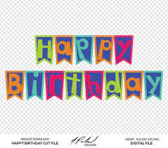 Download Happy Birthday Banner Digital Cut File Digital Files Happy Birthday Pennant Svg Happy Birthday Dxf Happy Birthday Svg Birthday Eps By Npolanddesigns Catch My Party