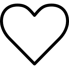 Heart Shape Silhouette Free Vector Icons Designed By Bogdan Rosu Heart Icons Free Icons Heart Outline