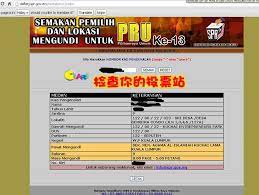 If pengundi hantu they got to put their names in secretly, still can checked on internet? Facebook