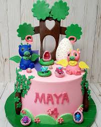 Birthday Cake Happy Birthday Emoji Art Copy And Paste Hatchimal Cake For Maya Buttercream Cake With Fondant Details Happy Birthday Pastrybagcakeco Ctcustomcakes Birthdaycakes Hatchi Birthday Cake Cake Co
