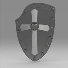 Shield 12 3d Model Shield Render Image