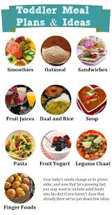 Top 10 Meal Plans And Ideas For Toddlers Meal Plan For Toddlers Baby Food Recipes Healthy Toddler Snacks