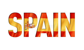 Spain flag spanish la liga country football. Schriftart Der Spanischen Flagge Stock Abbildung Illustration Von Ikone Text 157995126