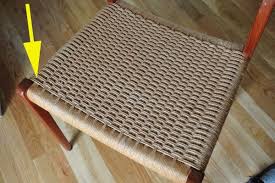 Tutorial For Re Weaving Danish Paper Cord Chairs Danish Modern Furniture Woven Chair Danish Cord