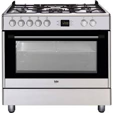 Encontrá las cocinas más eficientes en el mercado argentino. Cocina Gas Beko Gm15321dx 4 Fuegos 1 Wok Inox