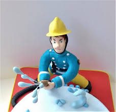 Cake tag: fireman sam