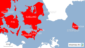 Einige eilande sind naturschutzgebiete, andere warten mit einem großen freizeitangebot auf, viele inselchen sind unbewohnt. Stepmap Danemark Inseln Landkarte Fur Deutschland