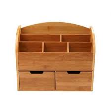 Mygift drawer organizers classic brown wood fice. Office Accessories Navaris Bamboo Desk Organiser Documents Wooden Desktop Storage Drawers And Compartments For Organising Stationery Files Office Supplies Ecog Stationery Office Supplies