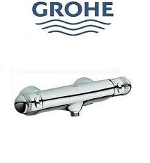 Even if the grohe valve is turned to the hottest position. Grohe Europlus 34005000 Thermostatic Shower Mixer W Integrated Non Return Valve Ebay