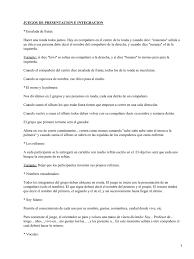 Ofrecemos lo mejor de los juegos de atrapar para cada uno. Juegos De Presentacion E Integracion Ensalada De Frutas
