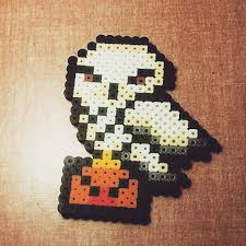 Hedwig Harry Potter Perler Beads By Ladyz15 Harry Potter Perler Beads Perler Bead Art Perler Beads