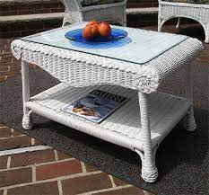 In stock on june 30, 2021. Diamond Natural Wicker Coffee Table With Glass Top 2 Colors
