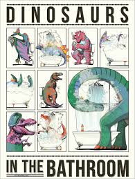 Du möchtest ein neues badezimmer? Wyatt9 Dinosaurier Im Badezimmer Poster Online Bestellen Posterlounge De