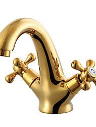 antique brass bathroom faucet