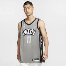 We have the official nets jerseys from nike and fanatics authentic in all the sizes, colors, and styles you need. Jordan Nba Kyrie Irving Brooklyn Nets Statement Edition 2020 Men S Jersey Grey Cv9469 008