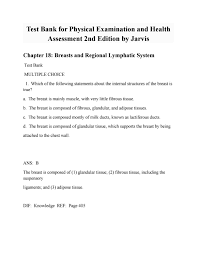 Pin On Test Bank For Physical Examination And Health Assessment 2nd Edition By Jarvis