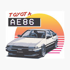 On of the the greatest and in my opinion best jdm car ever produced. Ae86 Toyota Sprinter Trueno Poster By Alex1898 Redbubble