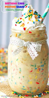 Birthday Cake Protein Shake Birthday Cake Protein Shake Healthy Dairy Free Paleo Kelley And Cricket Recipe Healthy Protein Shakes Shake Recipes Protein Smoothie Recipes