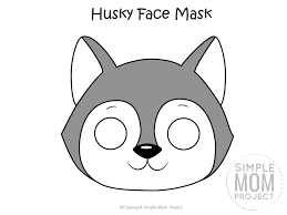 Printable cartoon dog face coloring pages. Dog Face Mask Templates Dog Face Dog Template Dog Coloring Page