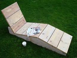 Relaxstoel Ligstoel Steigerhout Ebay Achtertuin Meubels Pallet Tuinmeubilair Diy Tuinmeubilair