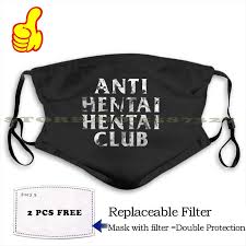 Anti Hentai Hentai Club Black White Tshirt For Men Women Hentai Anti Club  Sex Girls Kawaii Cute Social - AliExpress