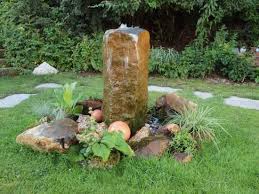 Brunnen Aus Natursteinen Unikate Aus Stein Oder Stein Glas Granitwerk Popp Brunnen Garten Japanischer Garten Garten Deko