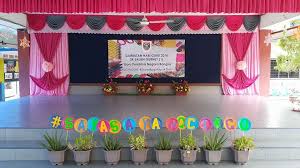 Laporan sambutan hari raya peringkat sekolah 2017. Stage Deco Hiasa Pentas Stage Decorations Decor Backdrops