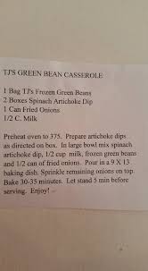 Trader Joes Green Bean Casserole Frozen Green Beans Green Bean Casserole Green Beans