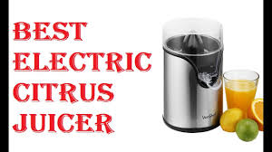 Eurolux electric orange juicer squeezer stainless steel 160 watts of power soft grip handle and cone lid for easy use. Best Electric Citrus Juicer 2021 Youtube