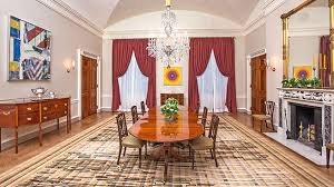I choose to refinish an old pine wood dining room set that is just boring. Michelle Obama Announces The Redesign Of The White House S Old Family Dining Room Architectural Digest