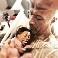 Dwayne The Rock Johnson Pokes Fun At Kevin Hart With Baby Yoda Meme