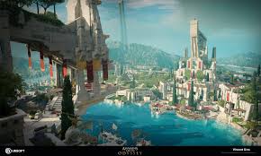 Artstation Assassin S Creed Odyssey Judgment Of Atlantis Doma Of Ampheres Vincent Gros Fantasy City Lost City Of Atlantis Assassins Creed Odyssey