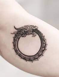 The word 'ouroboros' derives from a greek word 'oura,' which means tail or ended part and 'boros,' which means eating. 33 Meaningful Dragon Tattoo Design Ideas 2019 Ouroboros Tattoo Dragon Tattoos For Men Dragon Tattoo