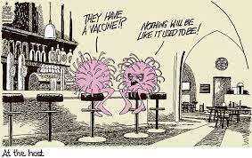 Pfizer vaccine works against variants. Oliver Schopf Editorial Cartoon Biontech And Pfizer Announce A Vaccine To Be Authorized In The U S And Europe