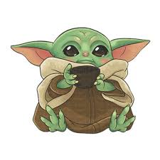 Baby Yoda Mandalorian Sublimation Designs Png Format Graphic Etsy Yoda Art Star Wars Drawings Yoda Drawing