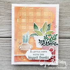 Plentiful plants bundle to create a fun fold card design. Creative Chelsey Handmade Card Making Paper Crafting Trends Global Stampin Video Hop July 2021 Stampin Up