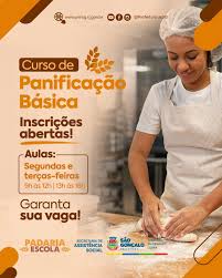 ⚠️ INSCRIÇÕES ENCERRADAS ⚠️ 📢 AINDA TEMOS VAGAS PARA O CURSO DA PADARIA ESCOLA! 🥖 👉 Estão abertas as inscrições para o curso gratuito de Panificação Básica, com início em fevereiro. As