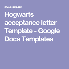 I made an acceptance letter using your reference images and a personal use license of p22 operina romano and made the best hogwarts acceptance letter! Hogwarts Acceptance Letter Template Google Docs Templates Idei Dlya Doma