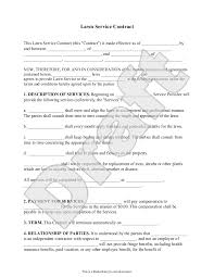 Therefore, one of the best ways to put your own business plan together is to refer to some sample business plans that other lawn care businesses have used. Free Lawn Service Contract Free To Print Save Download