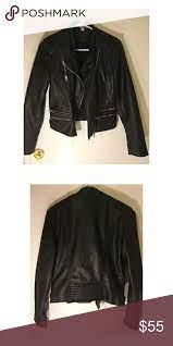 Zara Trf Outerwear Faux Leather Jacket M Leather Jacket Jackets Zara