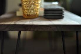 How to make a coffee table with hairpin legs. Diy Hairpin Leg Coffee Table Tutorial Jaymee Srp