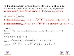 Selanjutnya, ye dinamakan nilai ekstrim dari f. Contoh Soal Mencari Nilai Maksimum Dan Minimum Fungsi Kuadrat Contoh Soal Terbaru