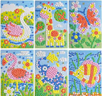 LUYAO Children Handmade Creative Educational DIY EVA Mosaic Sticker Toys  (Picture 2)- 6 Pieces