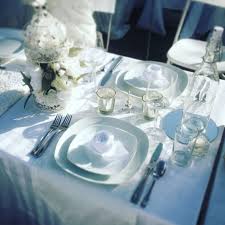Diner En Blanc Table Diner En Blanc White Table Settings All White Party