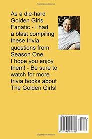 Mar 24, 2018 · we've prepared the perfect golden girls trivia quiz to challenge your friends and family. The Golden Girls Trivia Book Golden Girls Season Joshua Michael Lee 9781545032756 Amazon Com Books
