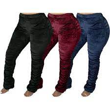 Women S Winter Stacked Pants Corduroy Solid Color Super Elastic Pants Buy Stacked Pants Corduroy Pants Winter Pants Product On Alibaba Com