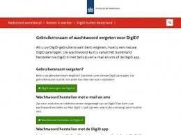 Digid Kwijt Nieuwe Aanvragen Nl Inloggen Com